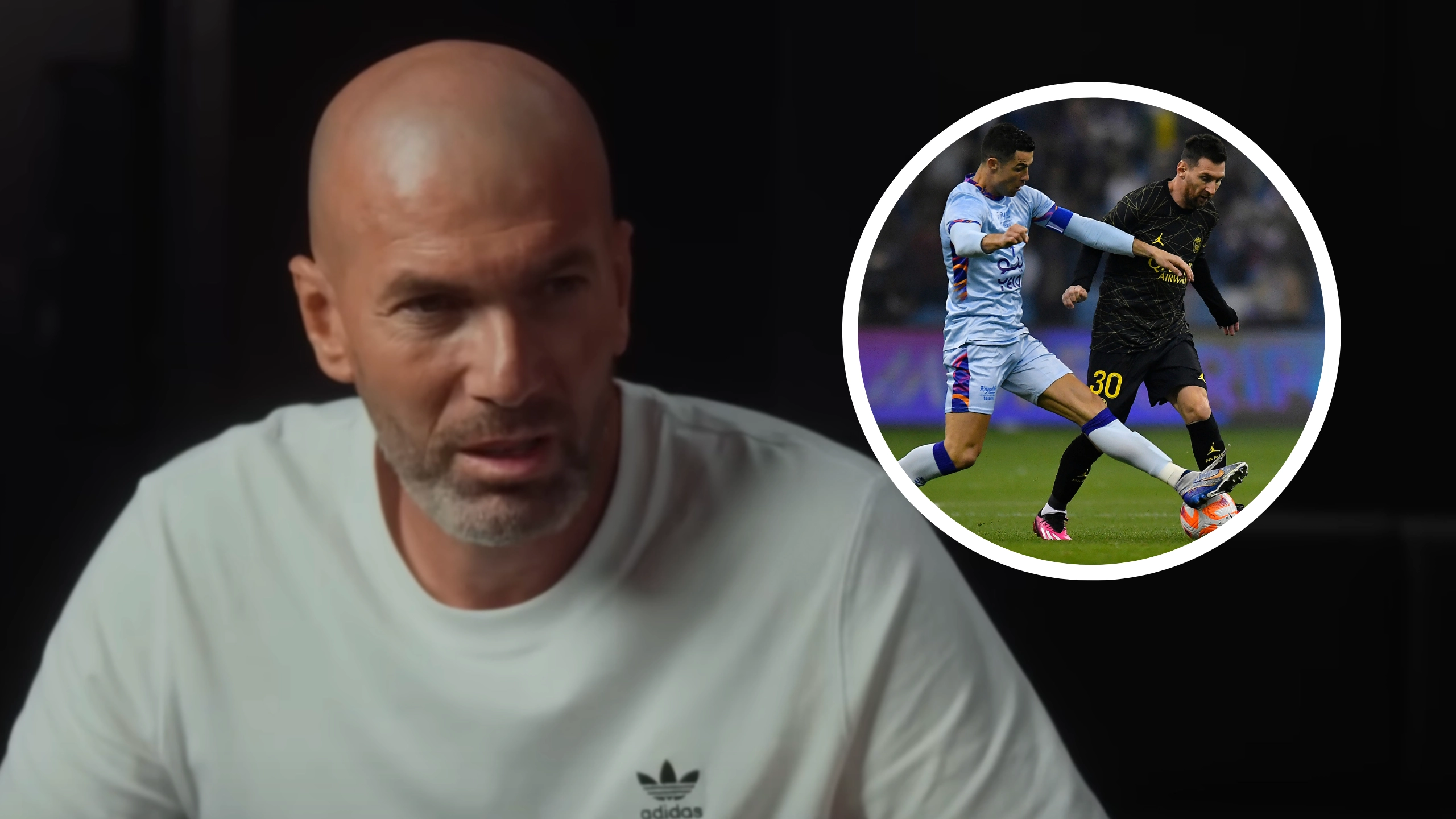 Zinedine Zidane snubbed Lionel Messi and Cristiano Ronaldo when naming the only two players who make him 'jump out of his seat'