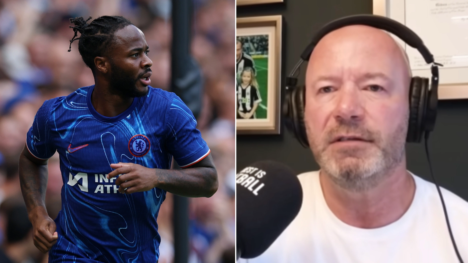 Alan Shearer drops bombshell over 'what he's heard' about Raheem Sterling's situation at Chelsea