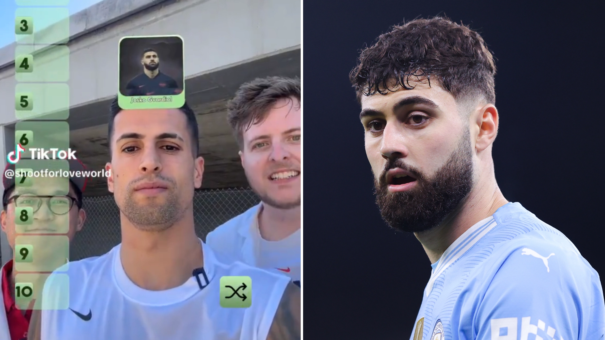 Joao Cancelo branded salty by Man City fans for what he did in blind-ranking challenge
