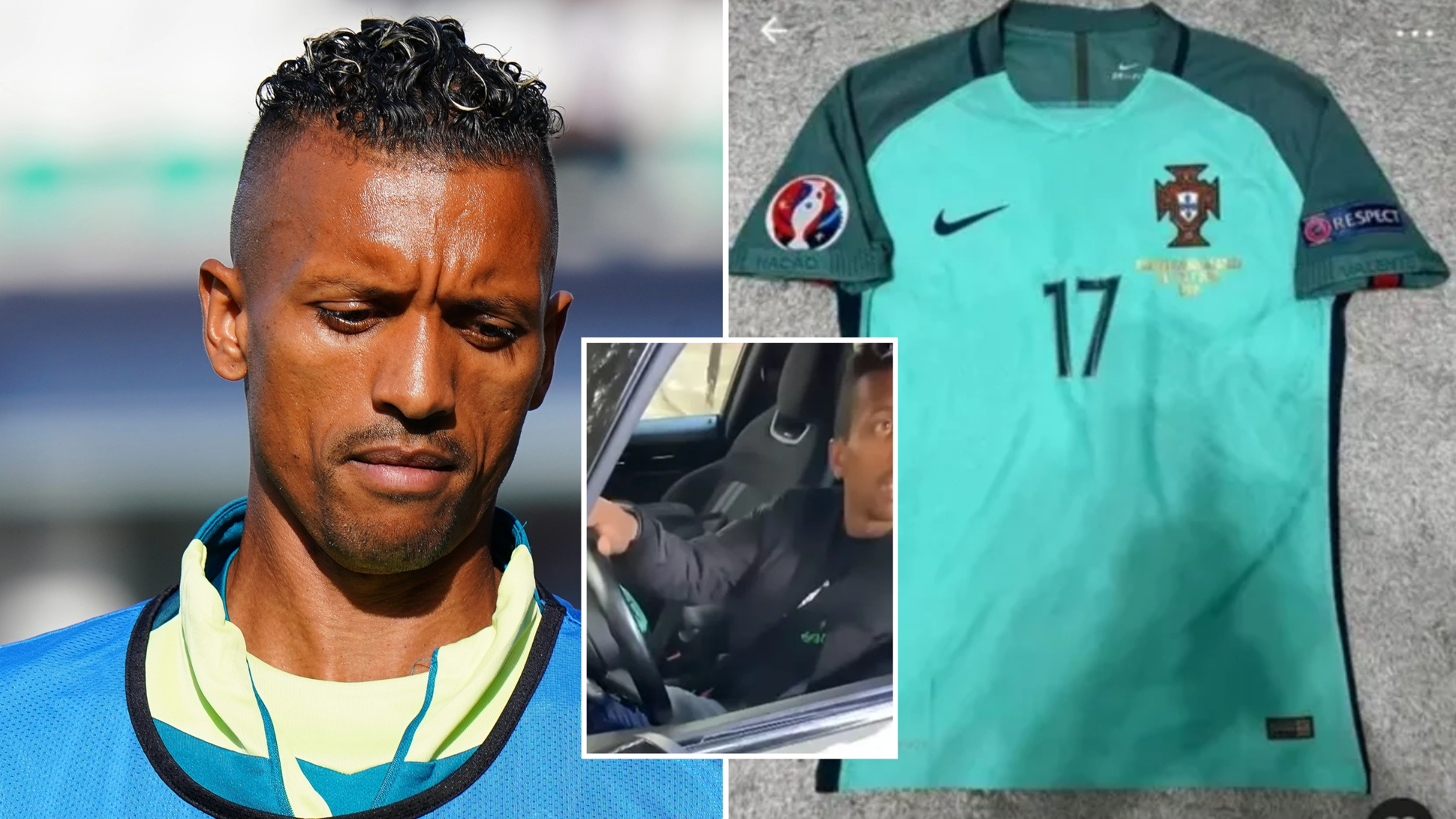 Fan buys Nani shirt online and meets ex-Man Utd star for autograph before things take incredible turn for the worse