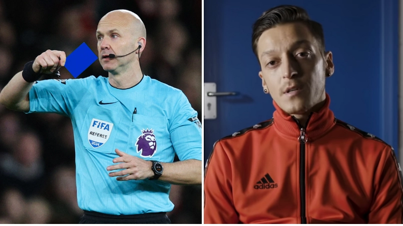 Mesut Ozil says the new blue card coming to football will be bad news for one club in particular