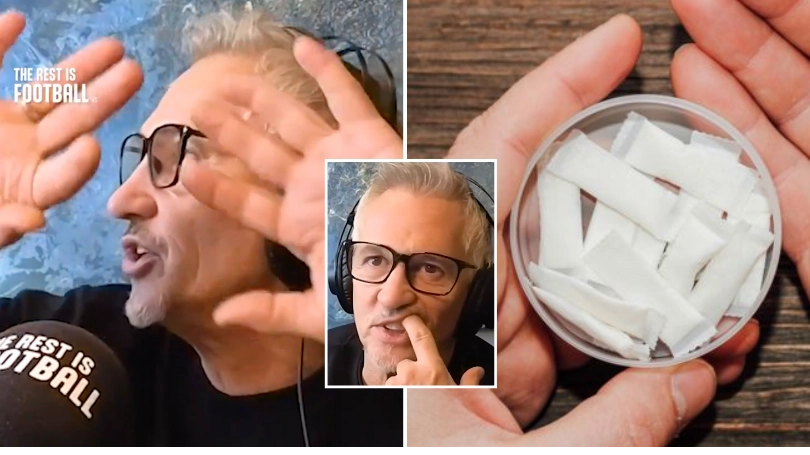 Gary Lineker describes his horrific experience of taking Snus, it was seven hours of 'absolute torture'