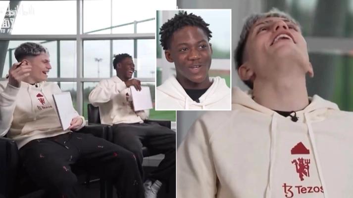 Alejandro Garnacho and Kobbie Mainoo reveal which player they would like to be stuck on a desert island with