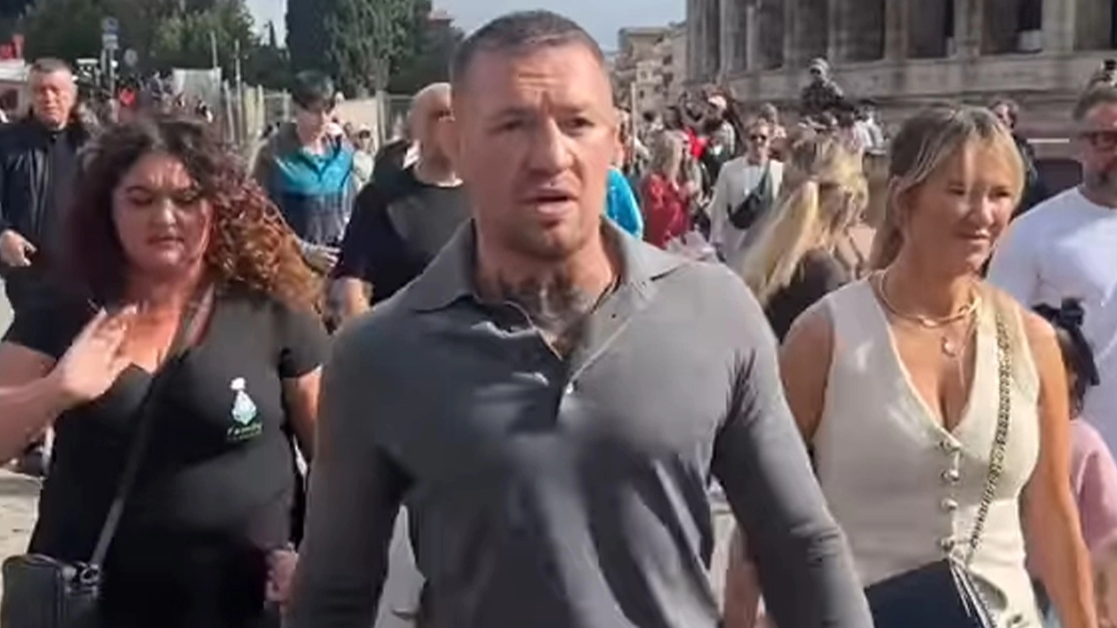 Conor McGregor Called Out Over Moment With Family During Rome Trip
