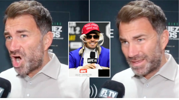 Eddie Hearn tears apart Colby Covington for insulting Leon Edwards' late father, he didn't hold back