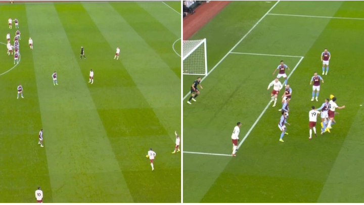 Fans convinced Man Utd's first goal vs Aston Villa shouldn't have been allowed as 'unseen' moment emerges