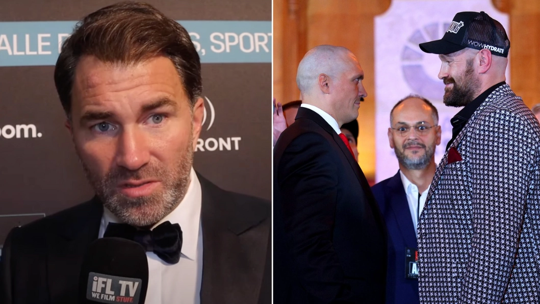 Eddie Hearn speaks out on 'f**king disaster' after Tyson Fury vs Oleksandr Usyk fight hit with major setback