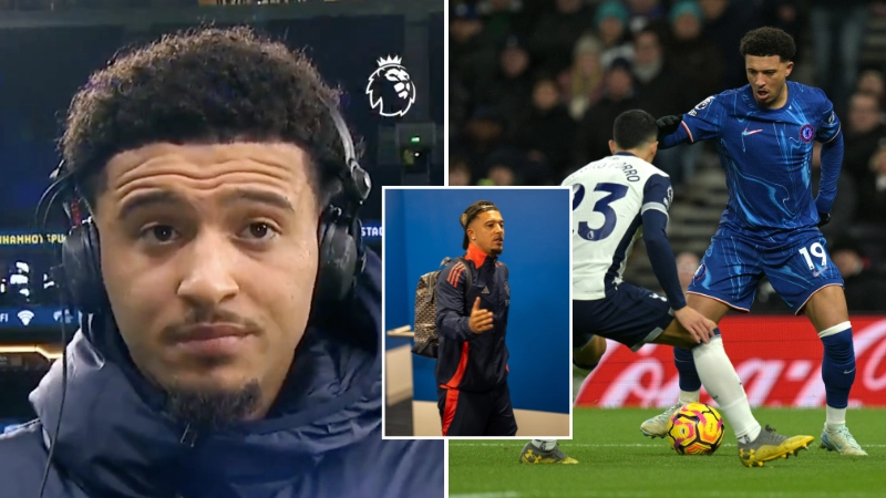 Jadon Sancho gives insight into difference between his time at Chelsea and Man Utd in rare post-match interview
