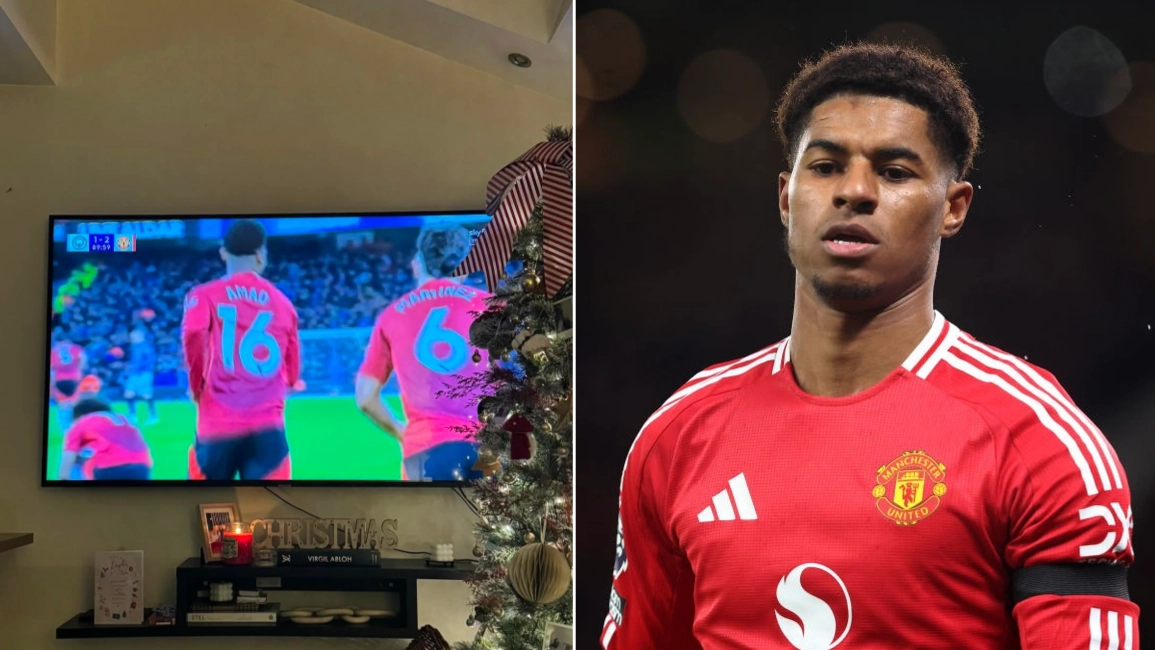 Marcus Rashford breaks silence with social media message after being dropped by Ruben Amorim for Manchester derby