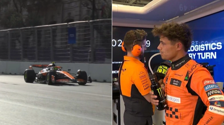 Lando Norris reveals real reason why he was knocked out of Azerbaijan GP qualifying as unaired team radio emerges
