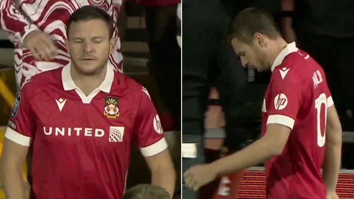 Wrexham fans are worried as concerning Paul Mullin footage emerges after Salford win