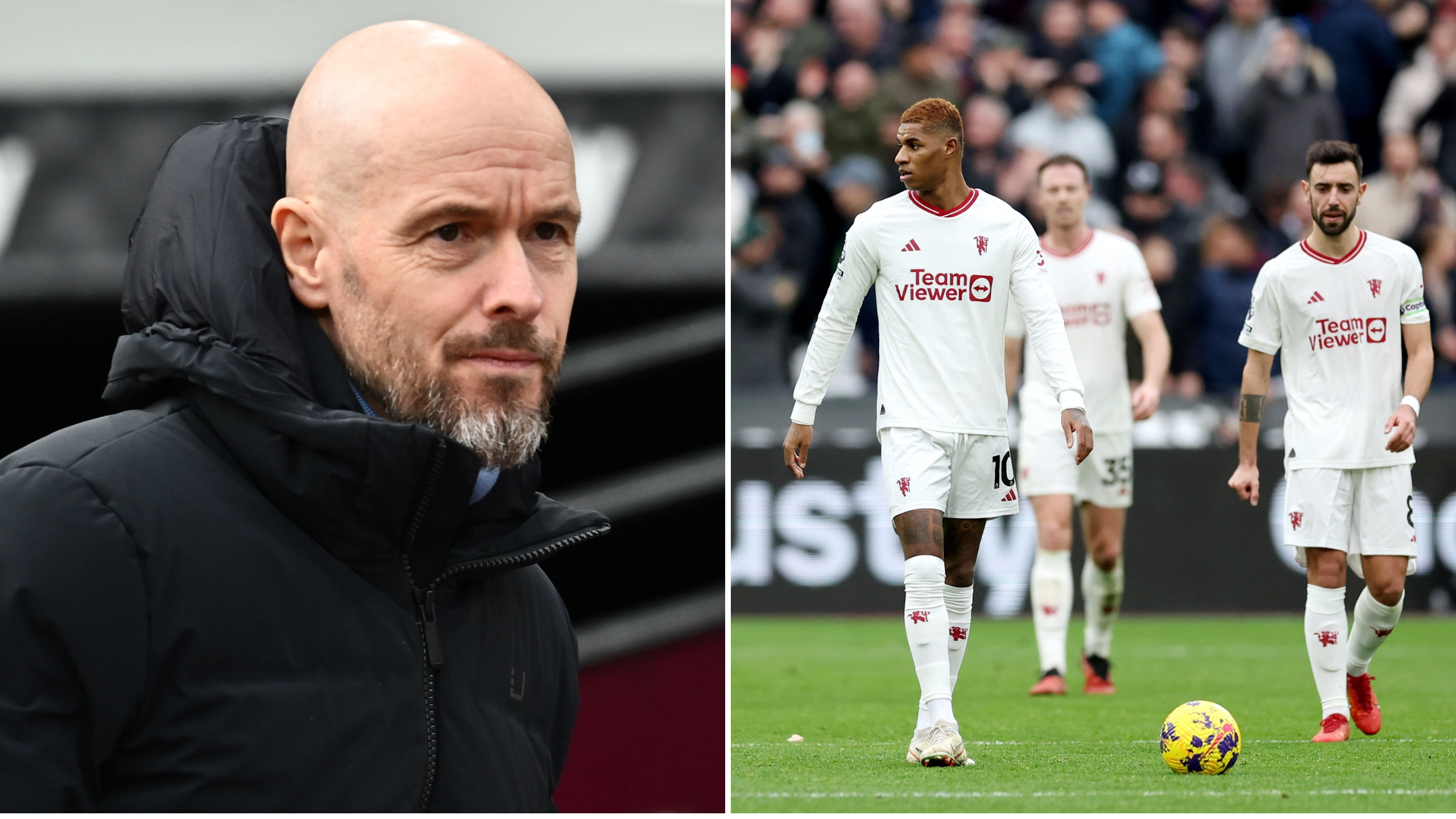 Man Utd make unwanted history with West Ham defeat and there's still time for it to get worse