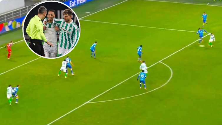 Antony scores for Real Betis with superb effort from outside the box and it's got people making same point