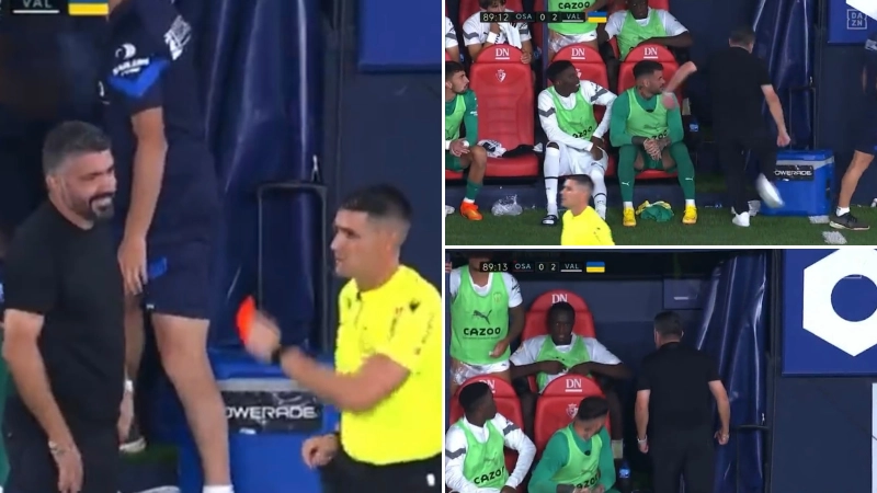 Gennaro Gattuso showed he is still one of the scariest men in football during Valencia vs Osasuna