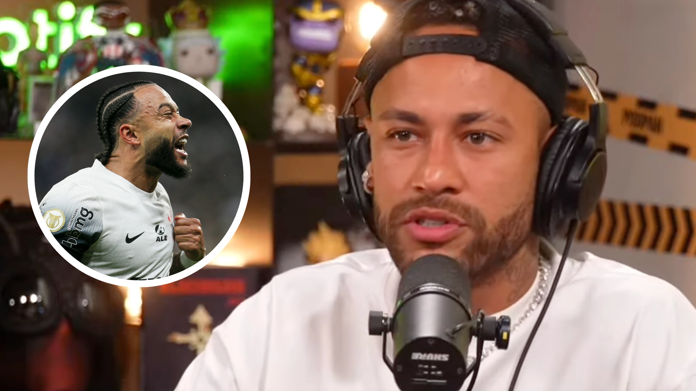 Neymar speaks out after Memphis Depay behaviour prompts official football rule change in Brazil