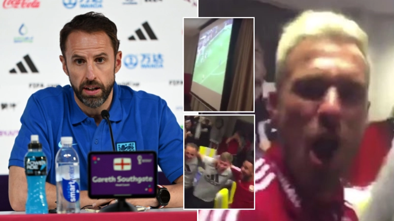 Gareth Southgate to fire up England squad by playing leaked video of Wales celebrating their Euro 2016 exit