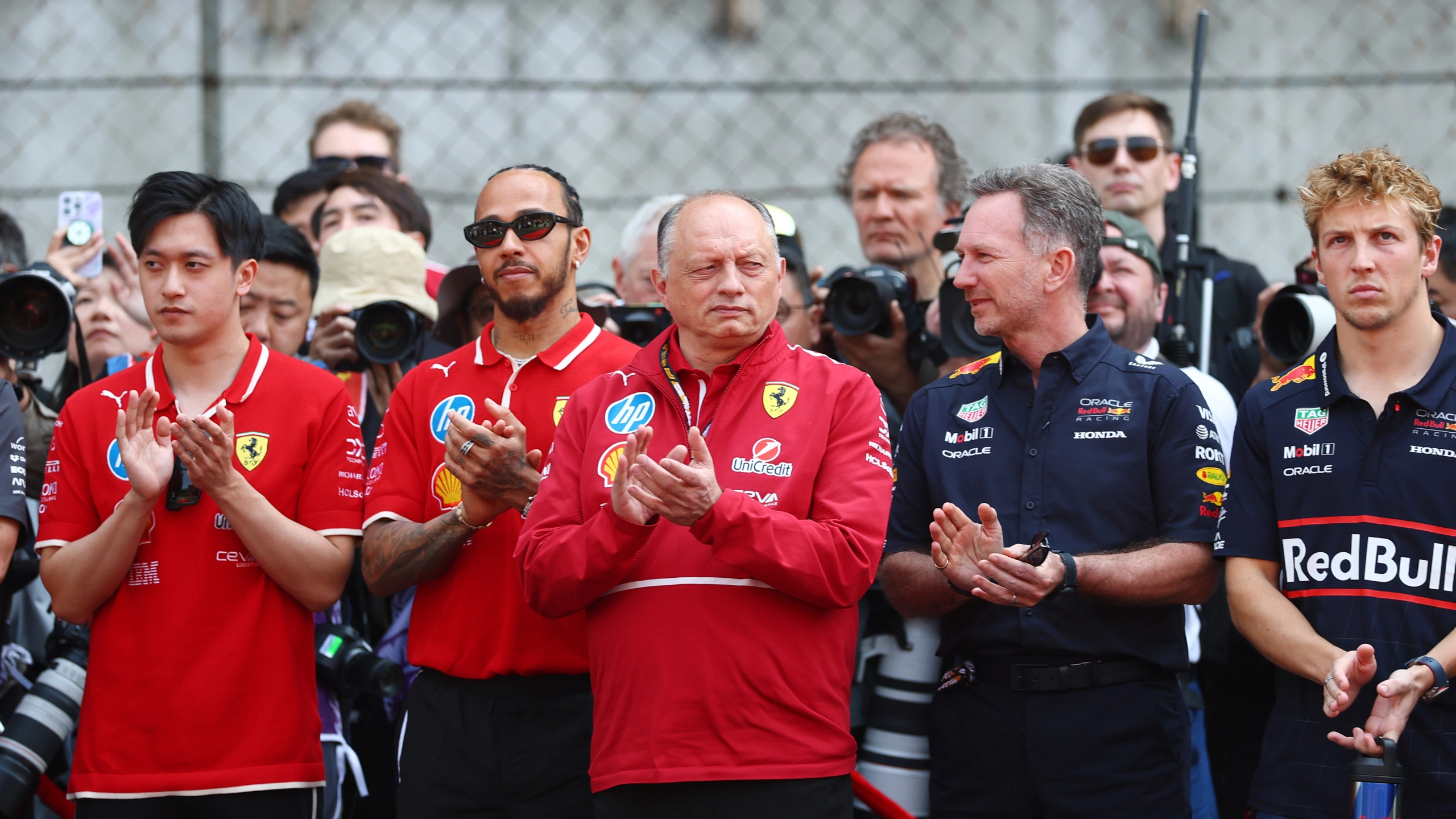 Bombshell Lewis Hamilton report drops on what will happen if Christian Horner joins Ferrari after Red Bull exit