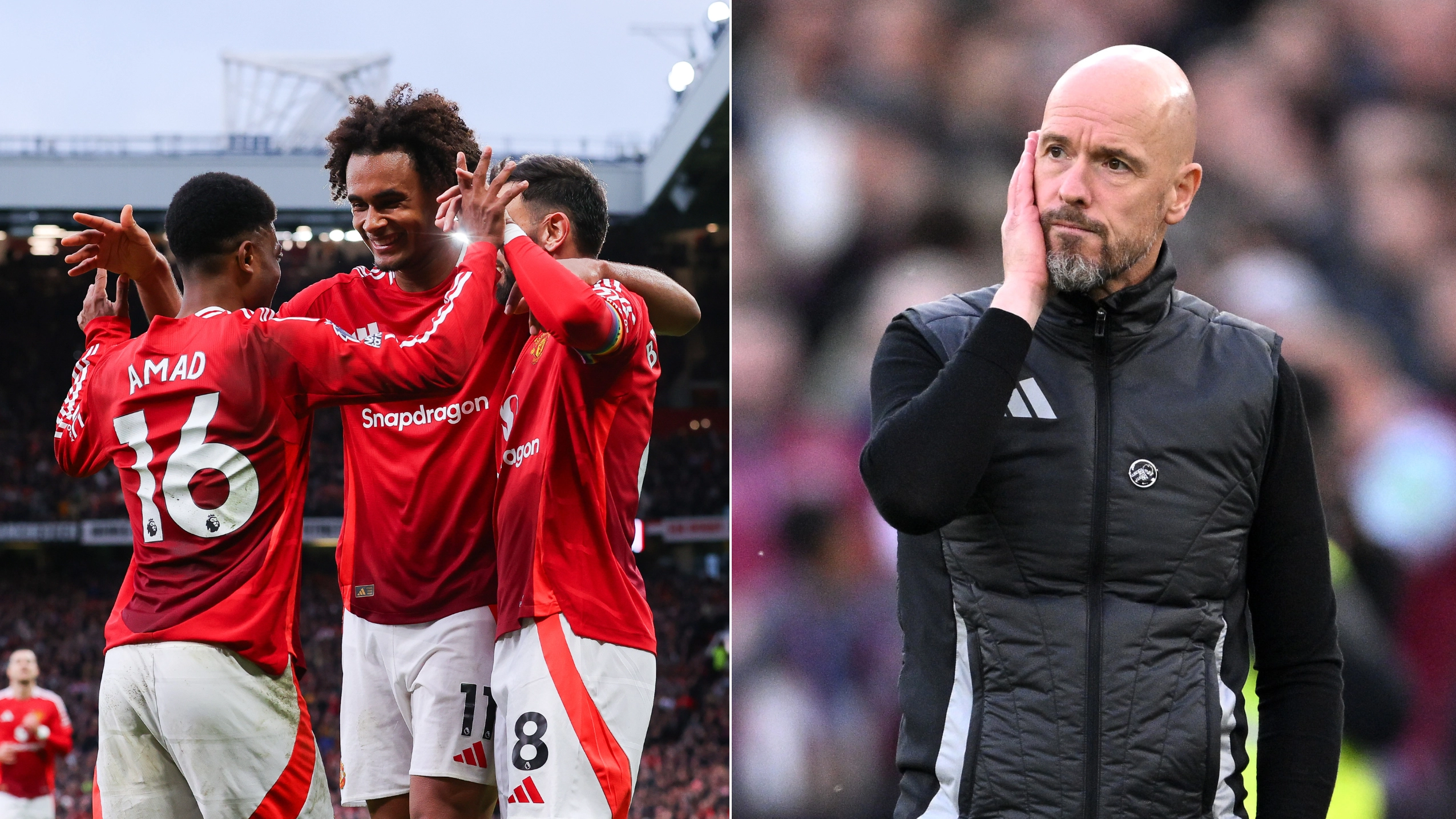 Erik ten Hag was a huge talking point during Man Utd's win over Everton and it's all because of Amad Diallo 