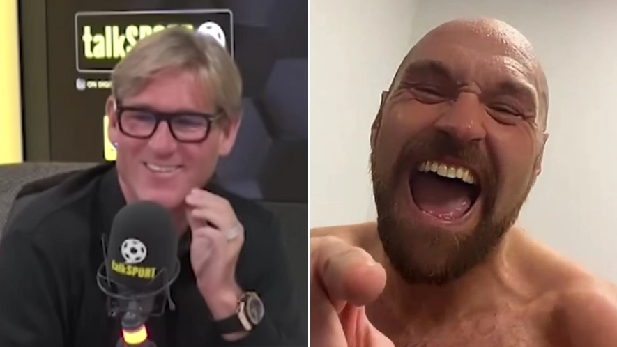 Tyson Fury's hilarious reaction to claims that Anthony Joshua is better than Deontay Wilder