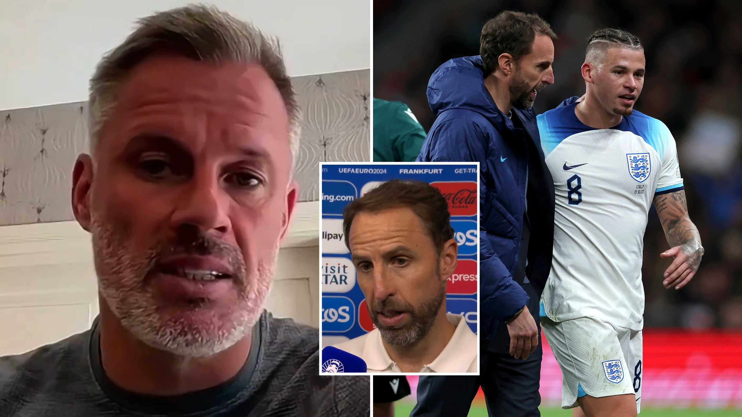 Jamie Carragher defends Gareth Southgate over Kalvin Phillips comments and has theory on what England boss really meant