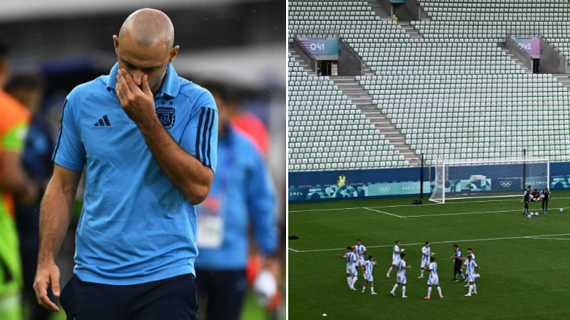 Argentina star was ROBBED before extraordinary Olympics match against Morocco which ended in farcical scenes