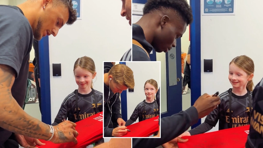 Arsenal players slammed for 'disgusting clip' involving young fan