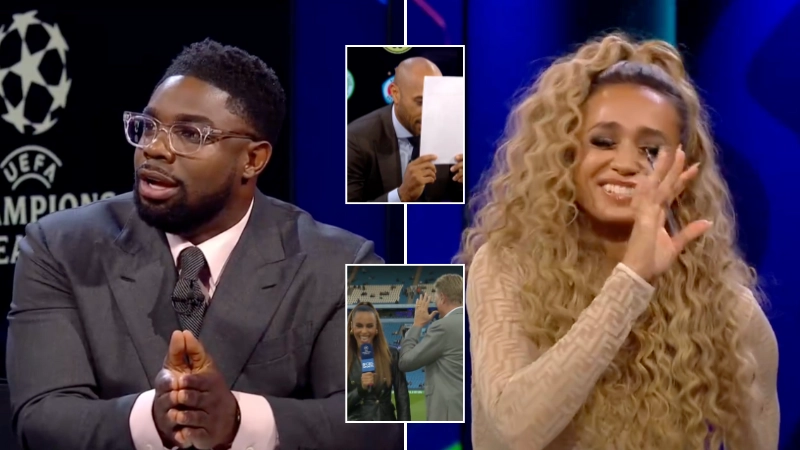 Micah Richards leaves panel speechless with x-rated comment about David Beckham on CBS pre-match show
