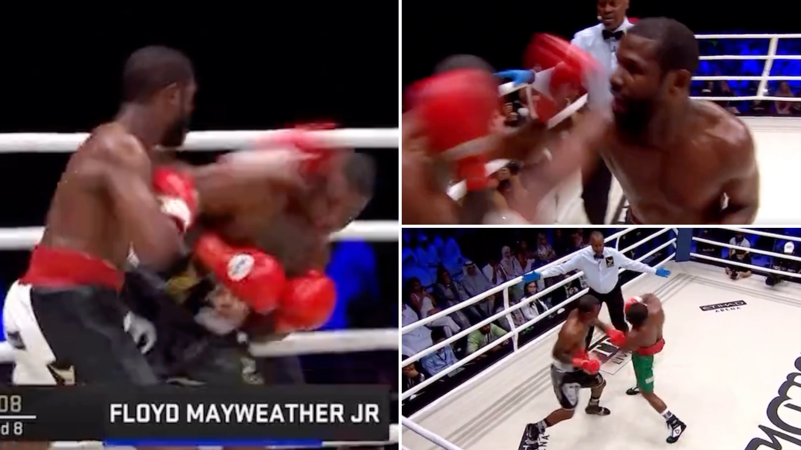 You May Have Missed Floyd Mayweather 'Beating TF' Out Of Don Moore Last Night, Footage Has Emerged