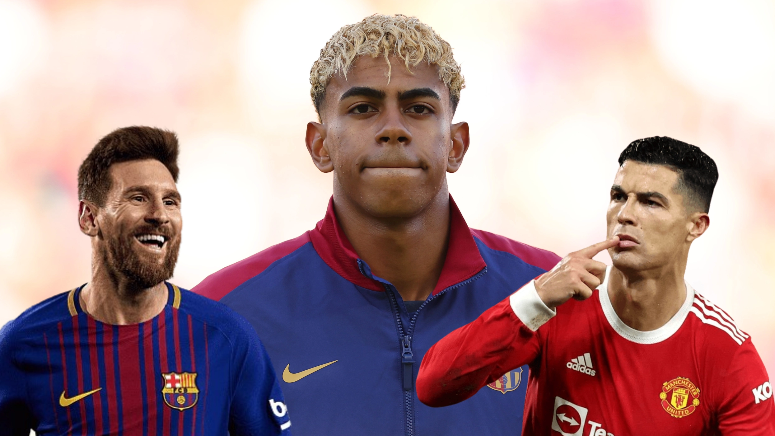 Lamine Yamal record at 18 compared to Cristiano Ronaldo and Lionel Messi speaks volumes