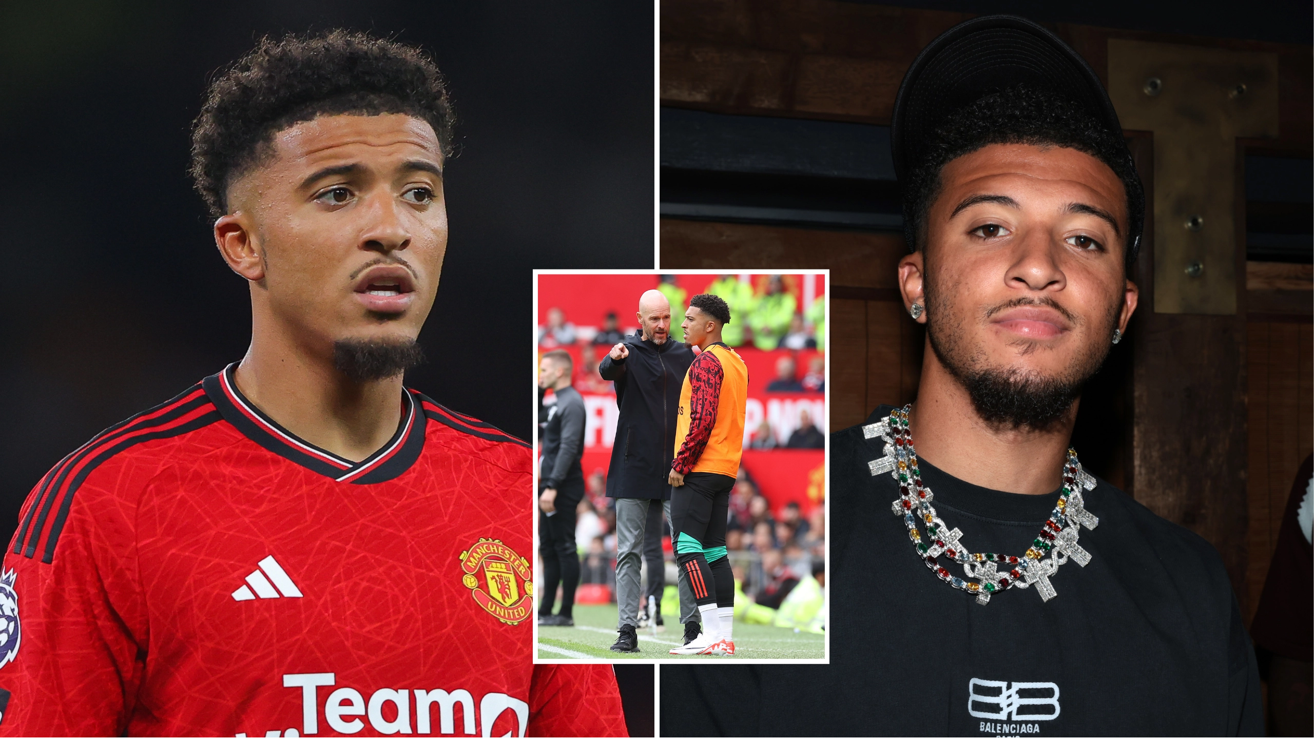 Jadon Sancho's 'private response' to Erik ten Hag row speaks volumes as Man Utd face tough decision