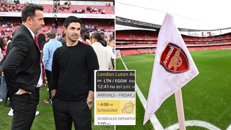 Arsenal could be about to make huge signing as fans track private flight to the UK