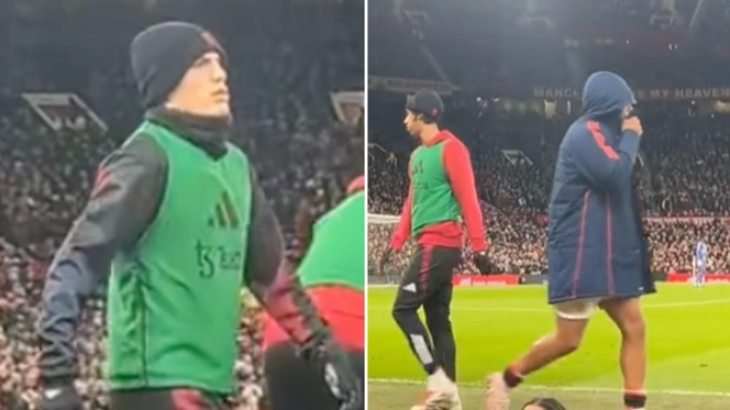 What Alejandro Garnacho did after Joshua Zirkzee emerged from tunnel following humiliating substitution