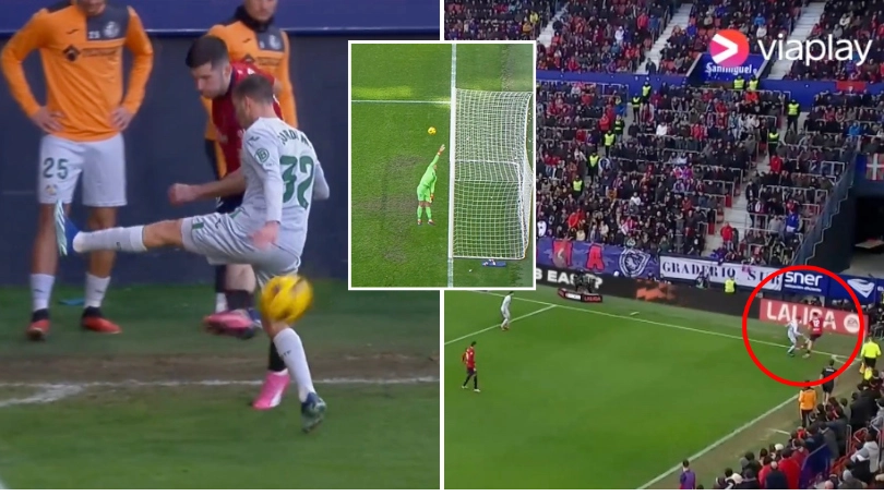 "Goal of the year worthy" - Osasuna star scores goal from "impossible angle" against Getafe