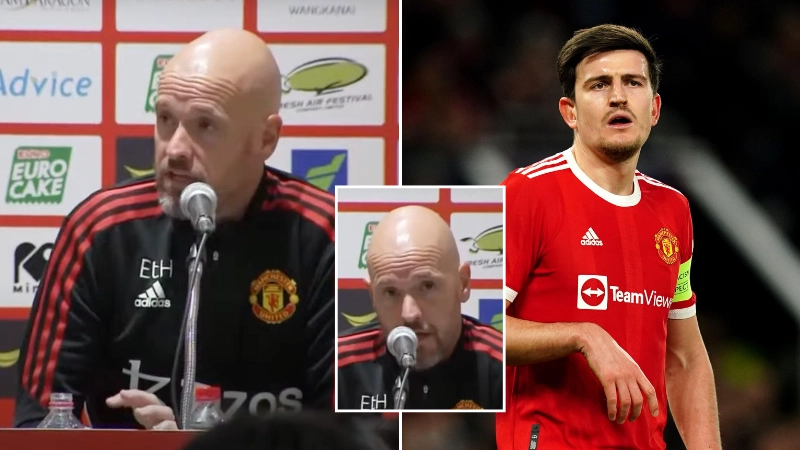 Erik Ten Hag Confirms Harry Maguire Will Continue As Man Utd Captain, Gives Cristiano Ronaldo Update