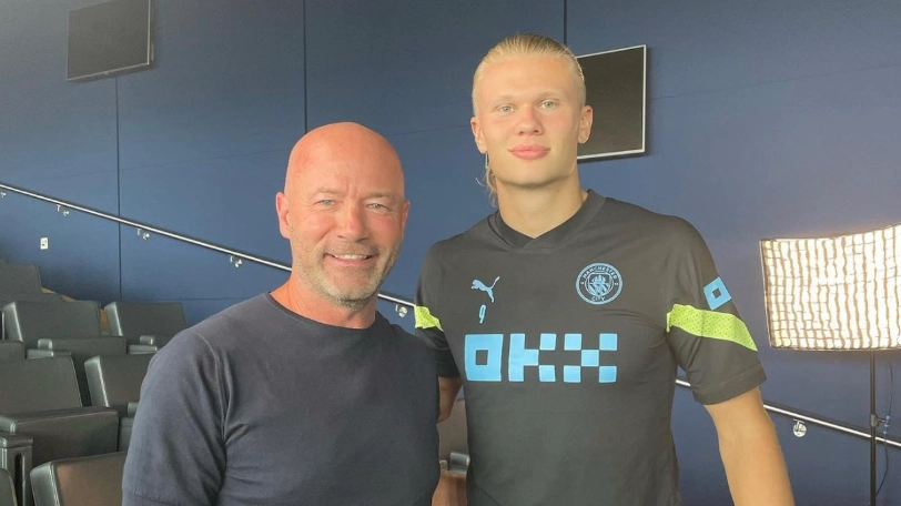 Alan Shearer Sends Message to Erling Haaland After He Beats His Goal Record
