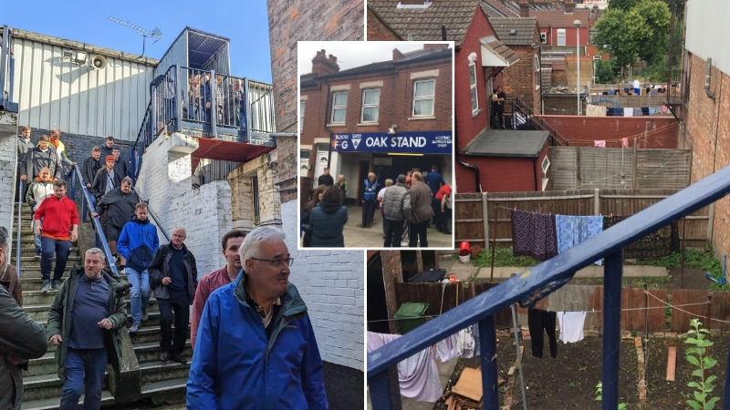 Luton Town's stadium has the most unique away end, you have to go through someone's back garden