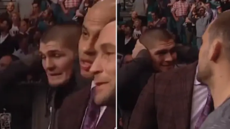 Never forget Khabib's reaction after Conor McGregor knocked out Jose Aldo in 13 seconds