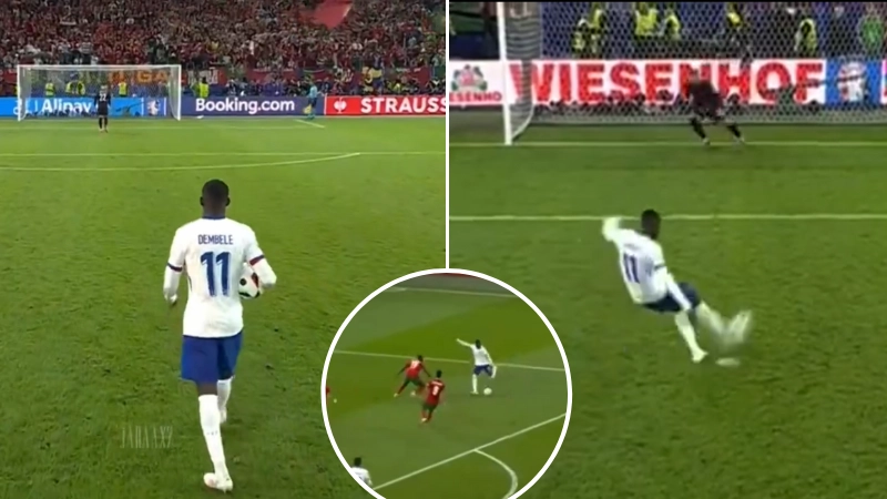 Ousmane Dembele casually takes penalty vs Portugal with his weak foot and old interview explains why