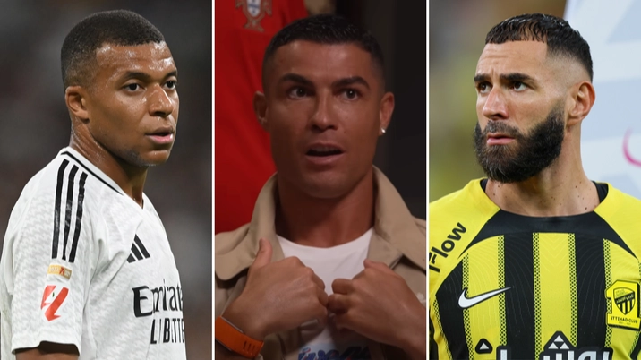 Cristiano Ronaldo didn't hesitate when picking between Karim Benzema and Kylian Mbappe