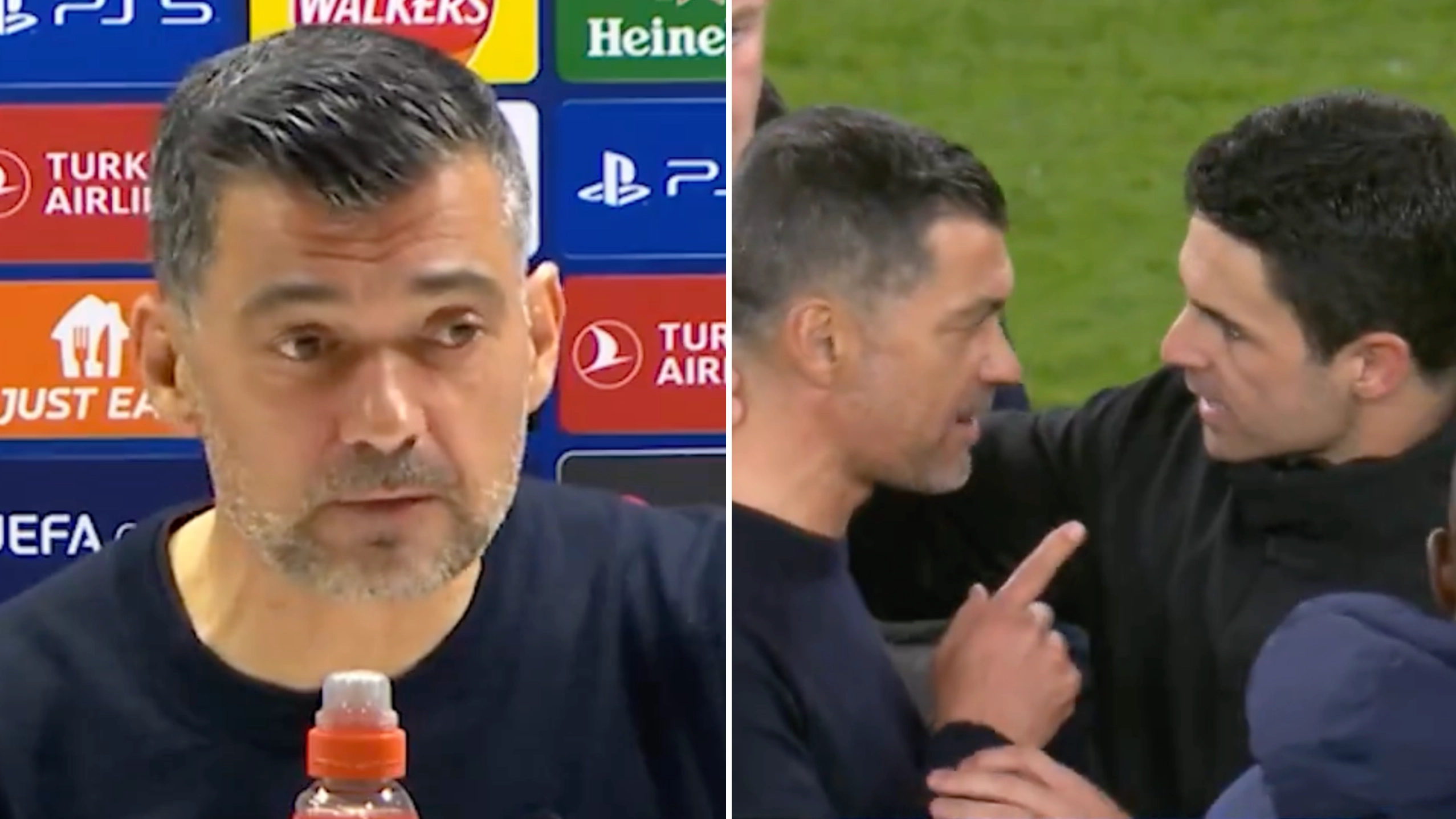 Sergio Conceicao accused two other Premier League managers of insulting him before latest Mikel Arteta claim