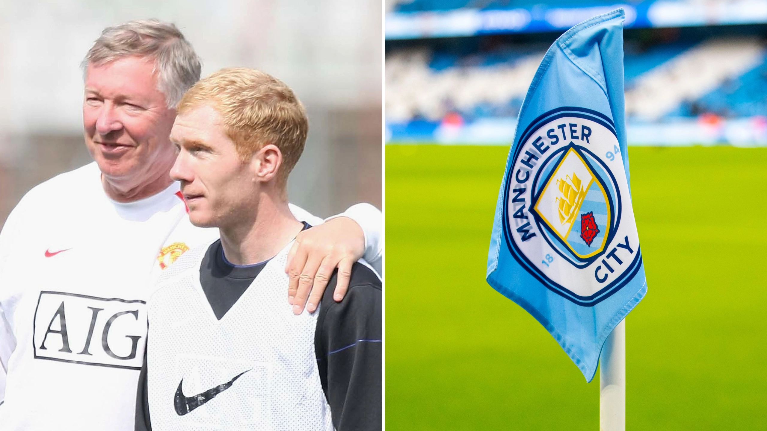 Sir Alex Ferguson wanted Manchester City legend at Man Utd to replace Paul Scholes who 'backed' the transfer 