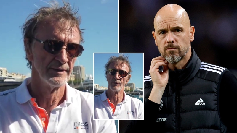 Sir Jim Ratcliffe breaks silence on Erik ten Hag's future amid speculation Man Utd boss could be sacked