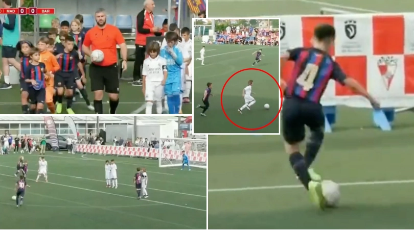 Highlights of Real Madrid vs Barcelona U10's is going seriously viral, the standard is insane