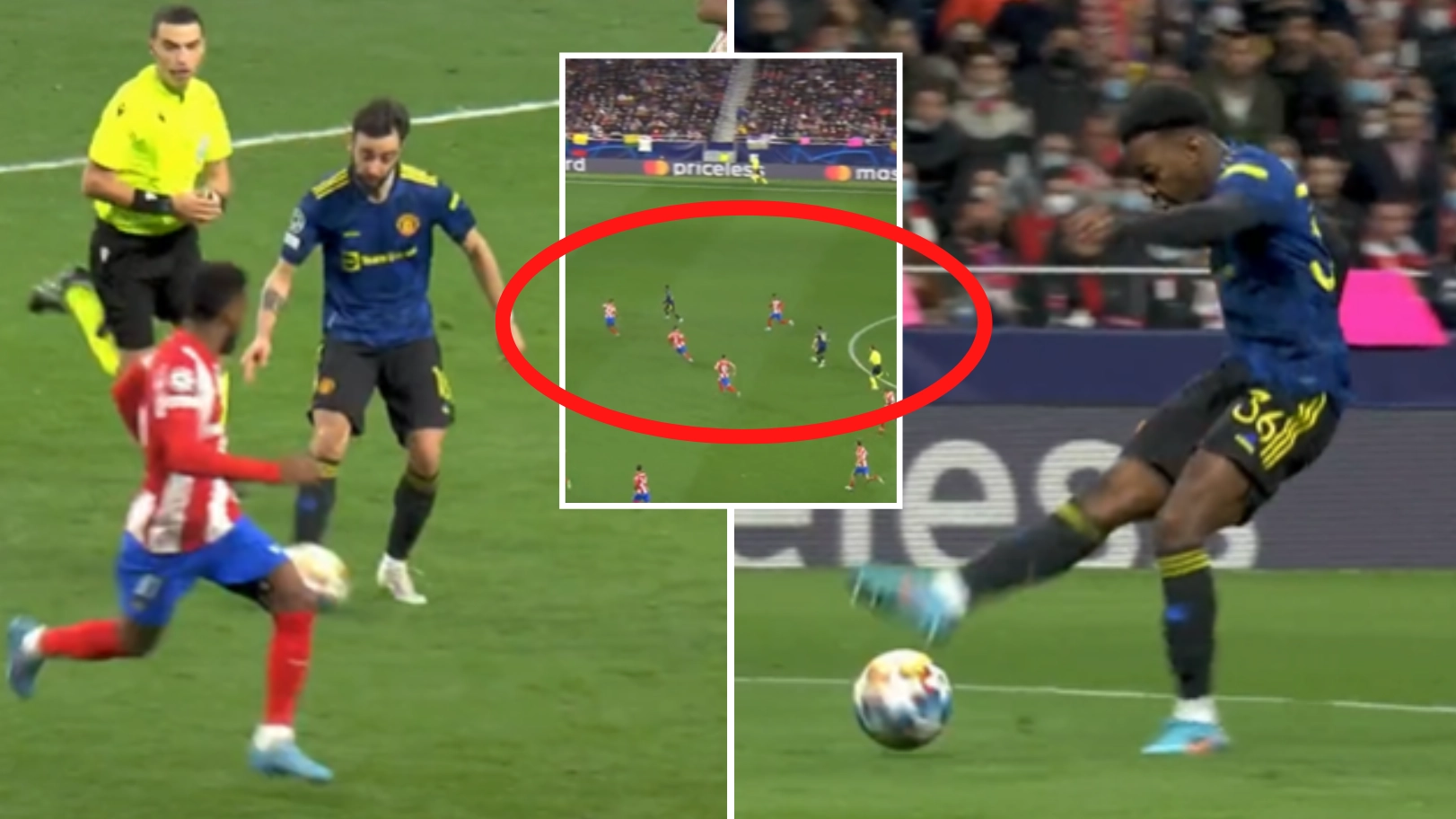Anthony Elanga Scores Massive Goal For Man United As They Draw 1-1 At Atletico Madrid