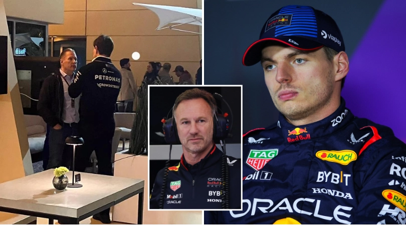Max Verstappen 'could leave' Red Bull after meeting with Toto Wolff spotted