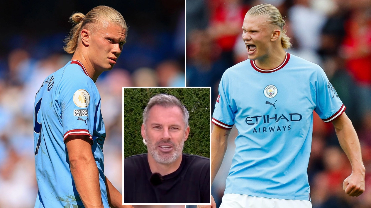 Erling Haaland could become the Premier League's greatest ever player, claims Jamie Carragher
