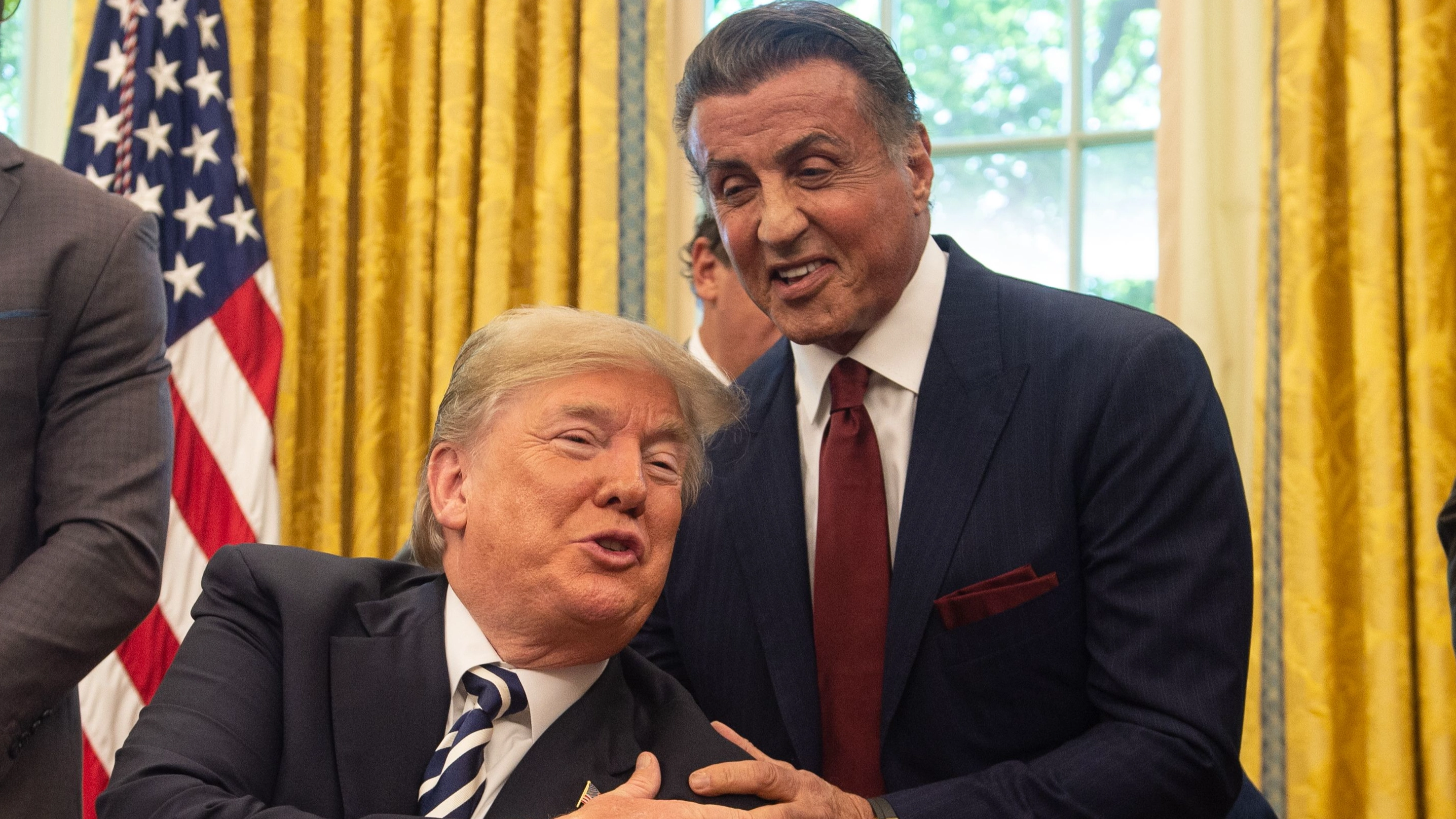 Donald Trump pardoned convicted boxing champion after Rocky star Sylvester Stallone personally intervened