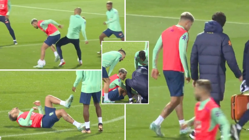BREAKING: Bruno Guimaraes limps out of Brazil World Cup training