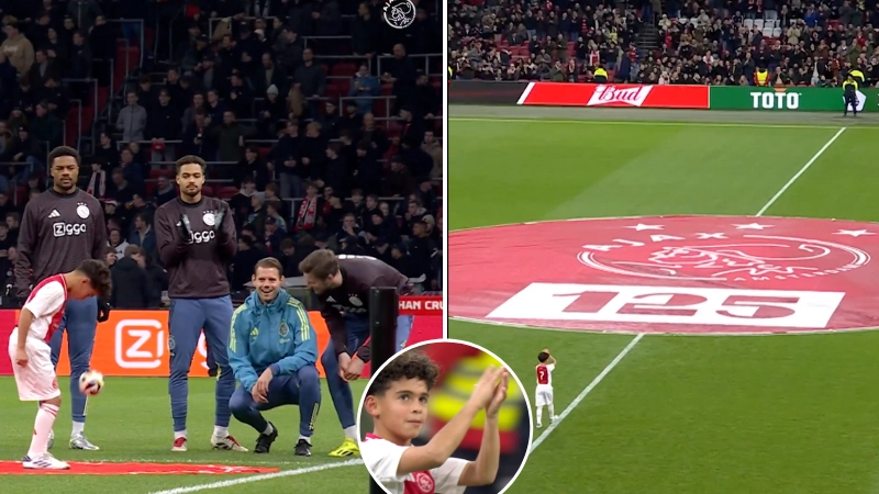 Ajax academy star stops first-team players in their tracks with stunning skill before receiving standing ovation from stadium