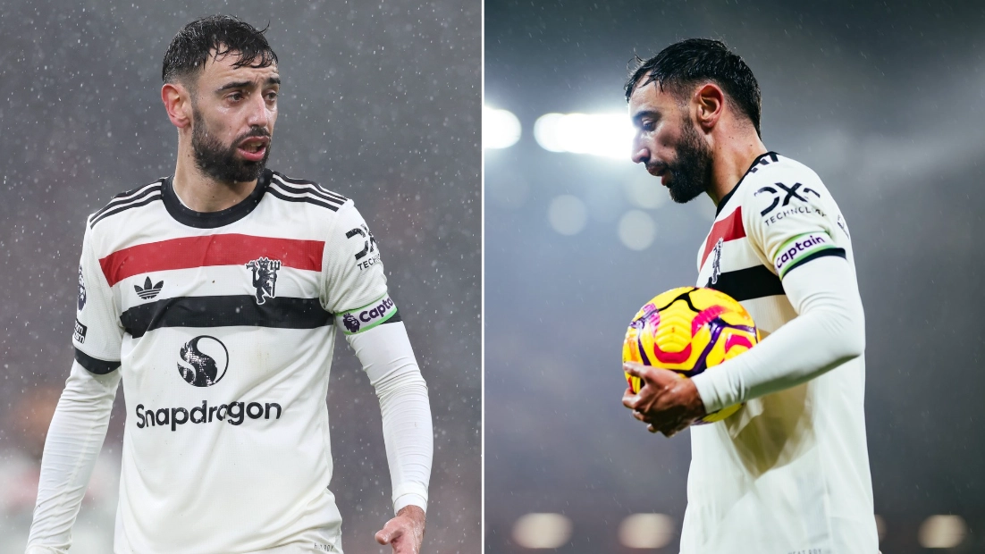 Bruno Fernandes called out by ex-Man Utd player for 'flapping his arms' in games and 'whacking the ball long'